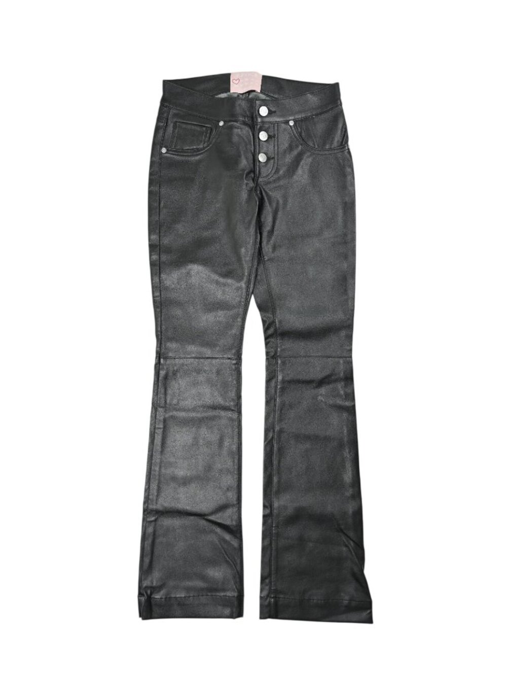 Revice Faux Leather Pants in Black